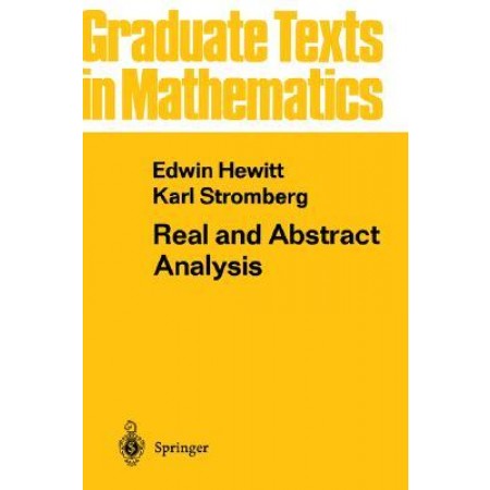 Real and Abstract Analysis, 1st Edition