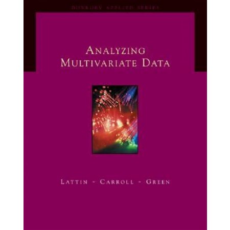Analyzing Multivariate Data, 1st Edition (Include CD-Rom)