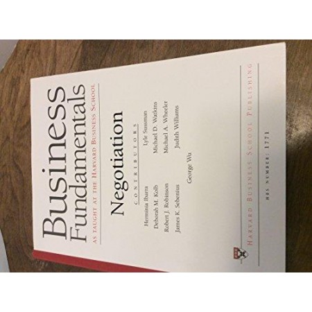 Negotiation, 1st Edition