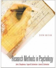 Research Methods In Psychology, 6th Edition