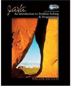 Java: An Introduction to Problem Solving & Programming, 4th Edition