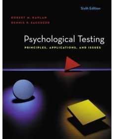 Psychological Testing: Principles, Applications, and Issues, 6th Edition