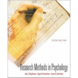 Research Methods In Psychology, 6th Edition