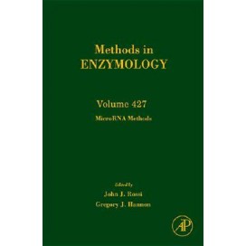 MicroRNA Methods, Volume 427 (Methods in Enzymology), 1st Edition (Hardcover)
