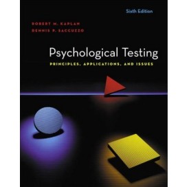 Psychological Testing: Principles, Applications, and Issues, 6th Edition